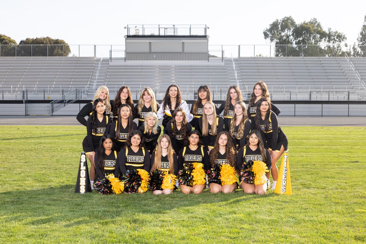 Tiger Cheer Junior Varsity team photo