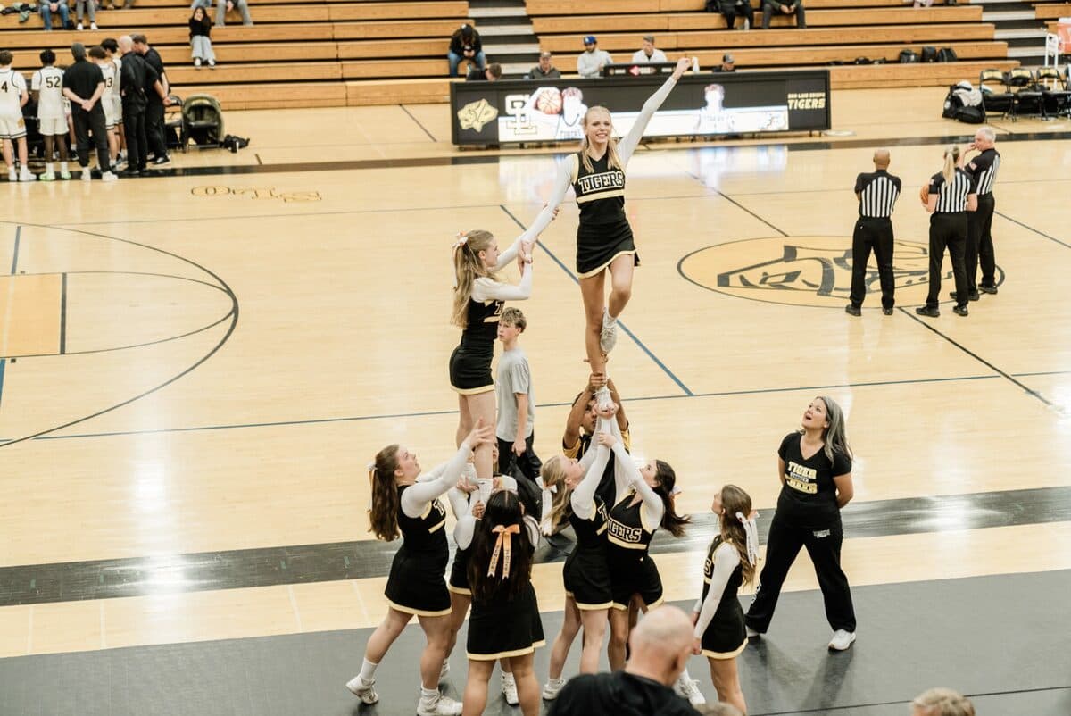 Tiger Winter Cheer action photo 1
