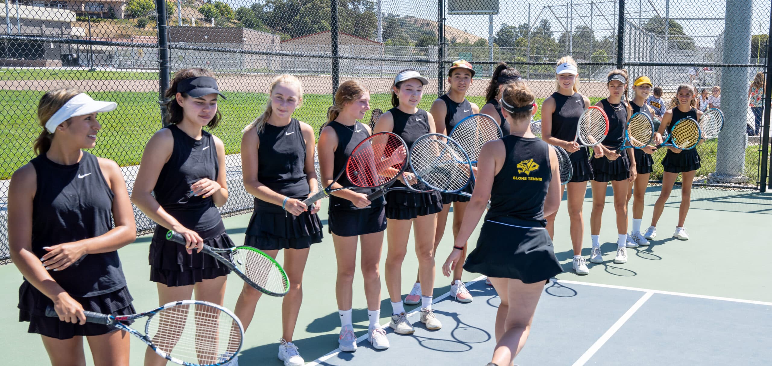 Girls Tennis action photo 2