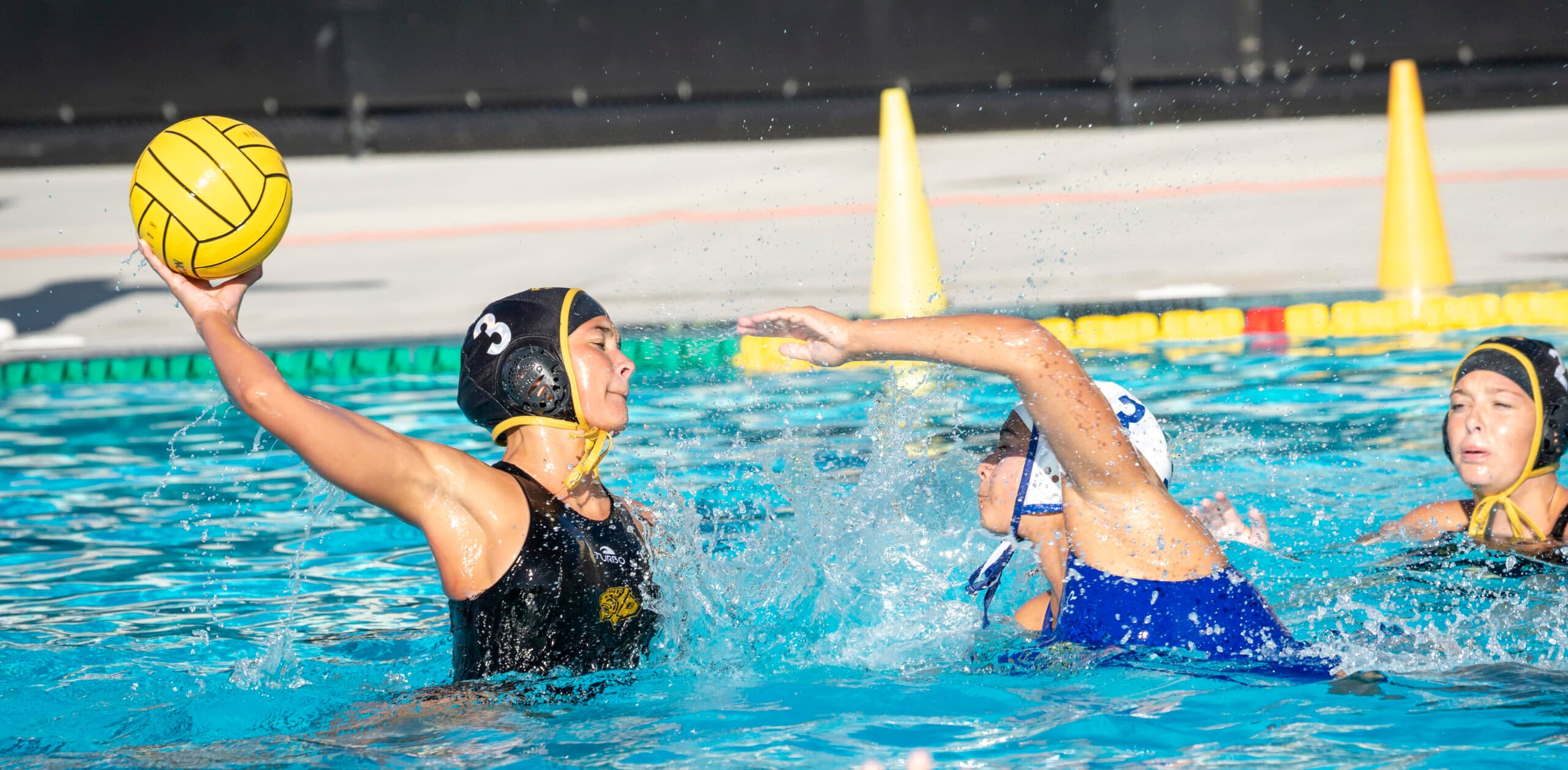 Girls Water Polo action photo 3