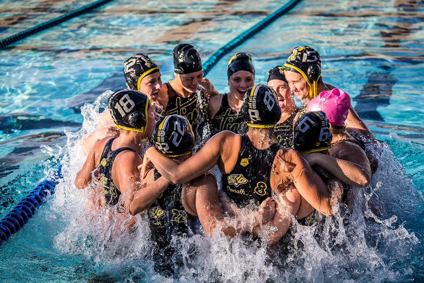 Girls Water Polo action photo 1