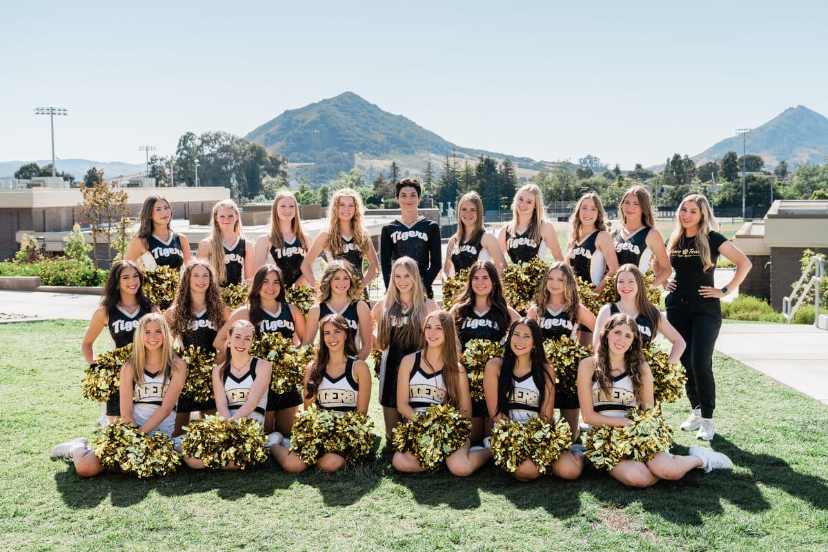 Cheer team photo